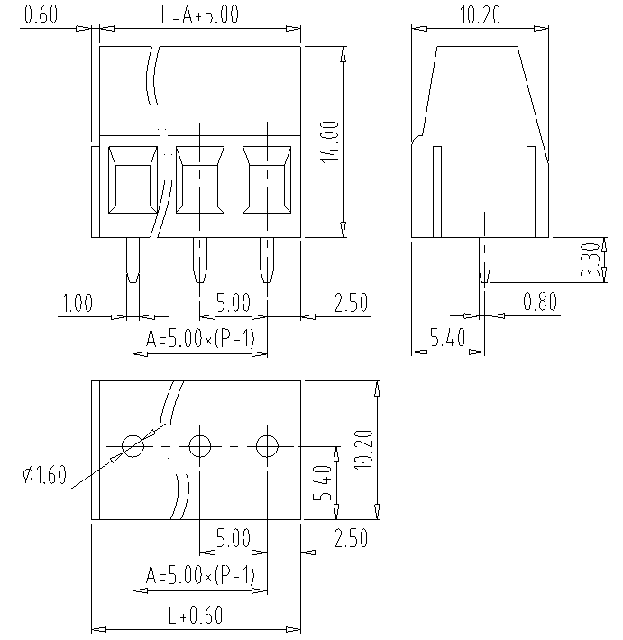 Terminal block 128V-A product